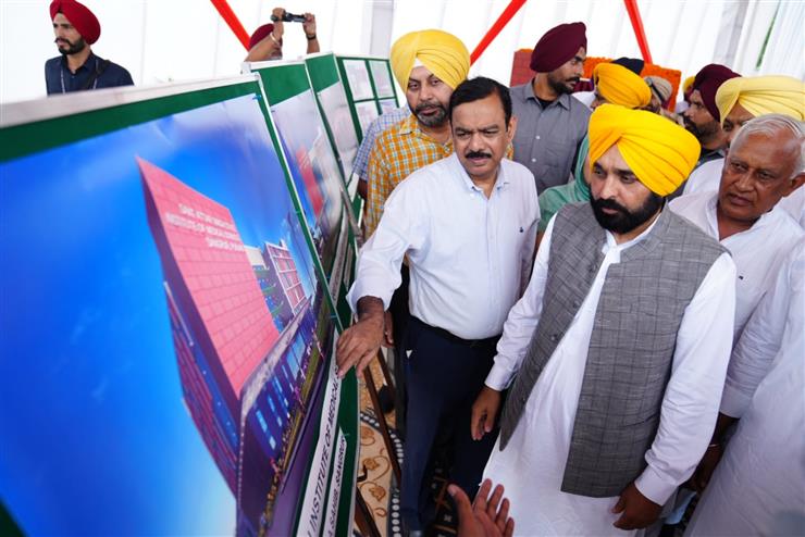 Punjab CM lays foundation stone for medical college in Sangrur