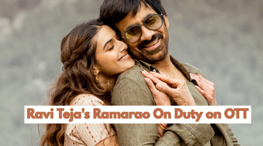 Rama Rao On Duty OTT Release Date and Time Confirmed 2022: When is the 2022 Rama Rao On Duty Movie .